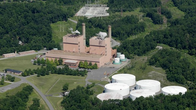 The Roseton energy plant in the Town of Newburgh.