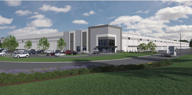 The Amazon facility to be built in Slate Hill will total 925,000 square feet. SOURCE: NAI Platform, Scanell Properties