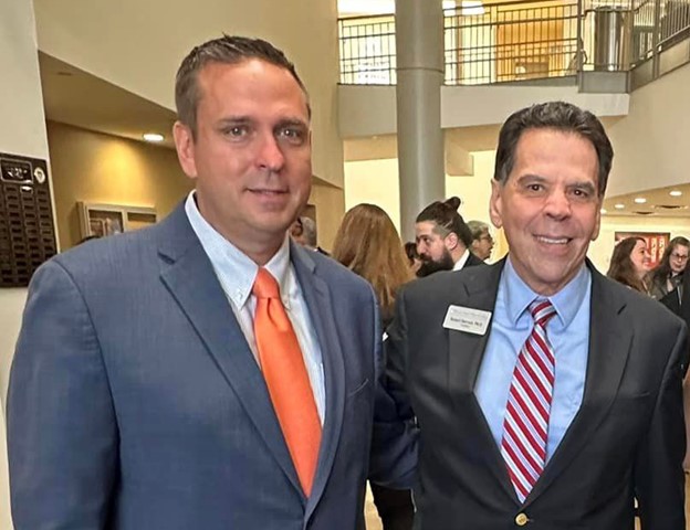 Orange County Executive, Steve Neuhaus and Mount Saint Mary College President, Robert Gervasi