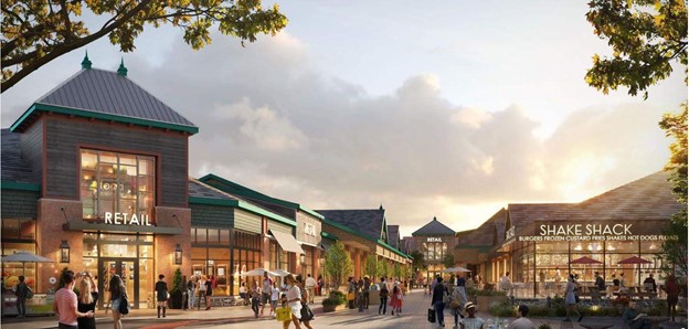 Woodbury Common Phase 5 - Shopping Area Rendering