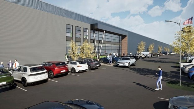 A rendering of the Tri-State Logistics Center. Photo Credit: GFI Partners