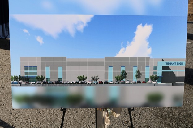 Rendering of the Ridgecut Road I-84 Logistics Center