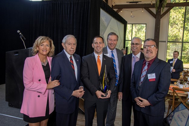 Town of Montgomery Supervisor Brian Maher with Orange County Partnership Board Members