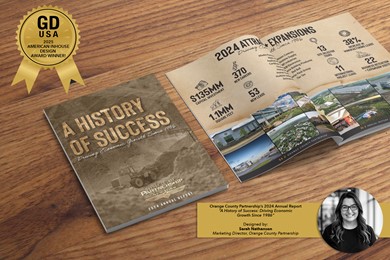 Orange County Partnership Wins 2025 GDUSA American Inhouse Design Award