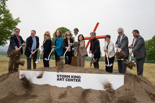 Gov. Hochul, was joined by Storm King Art Center and other public officials in turning the first dirt at the $45-million expansion project.