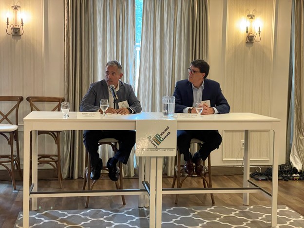 From left to right: Robert Sanchez, President & CEO of Orange & Rockland and Christopher Capone, President & CEO of Central Hudson 