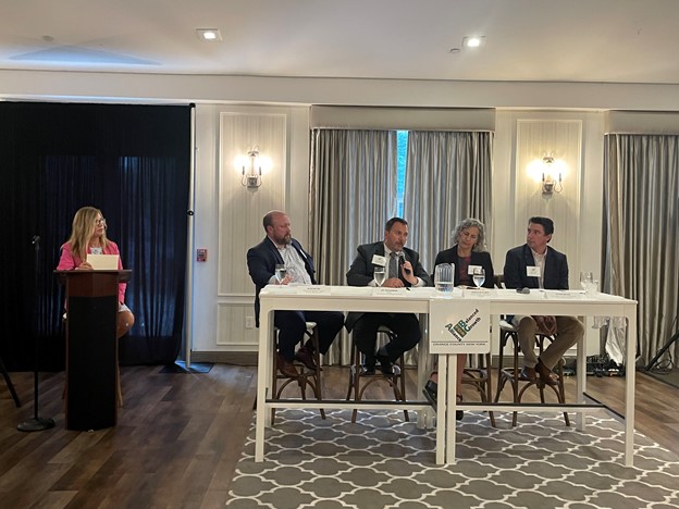 From left to right: Alex Betke - Brown & Weinraub; Jay Goodman - Couch White; Rebecca Filbey - NYSERDA and Peter Mazsi - Core Development Group
